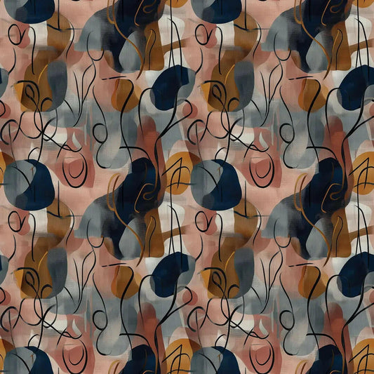 Urban Muse Abstract Mural