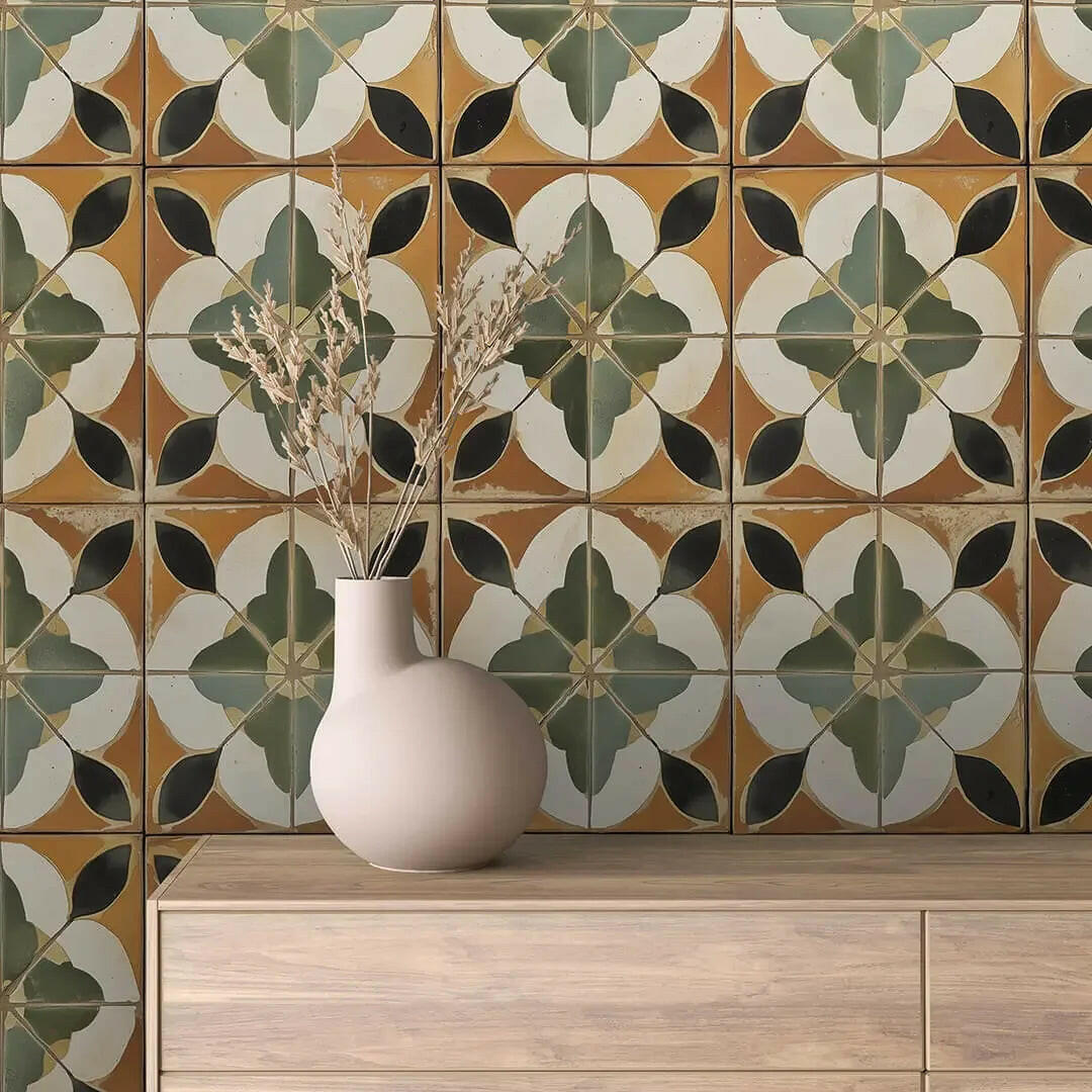 Catalan Sunburst Tile
