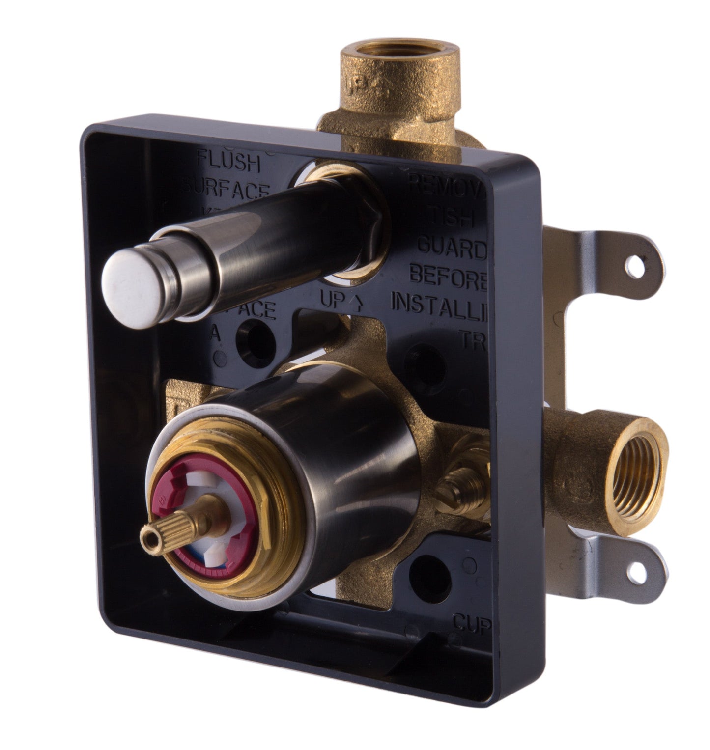 ALFI brand AB6801 Square Pressure Balanced Shower Mixer with Diverter
