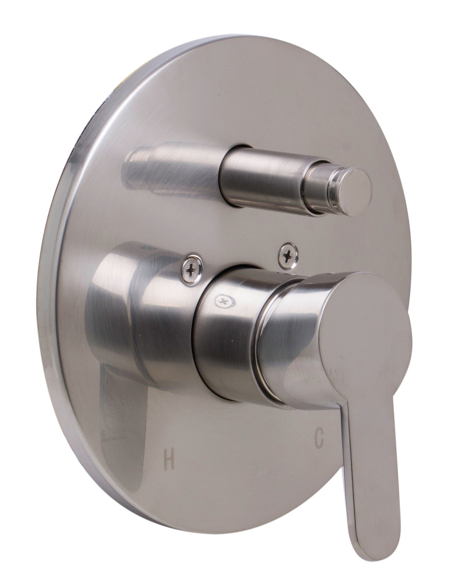 ALFI brand AB3101 Shower Valve Mixer with Rounded Lever Handle and Diverter