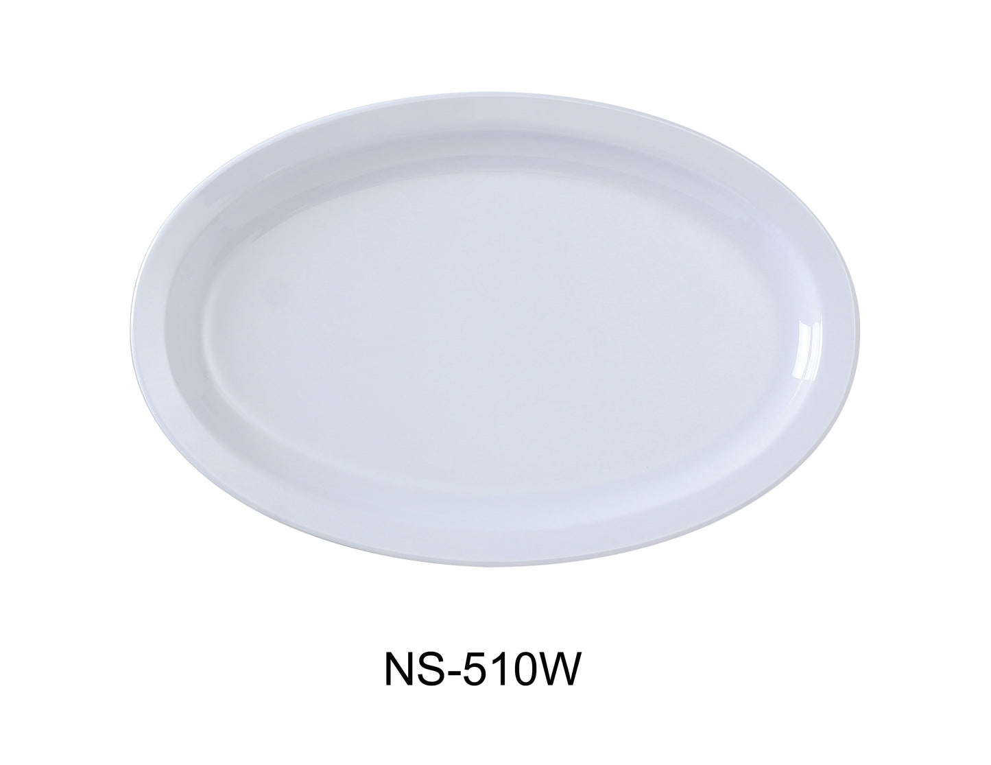 Yanco NS-510W Nessico Oval Platter with Narrow Rim