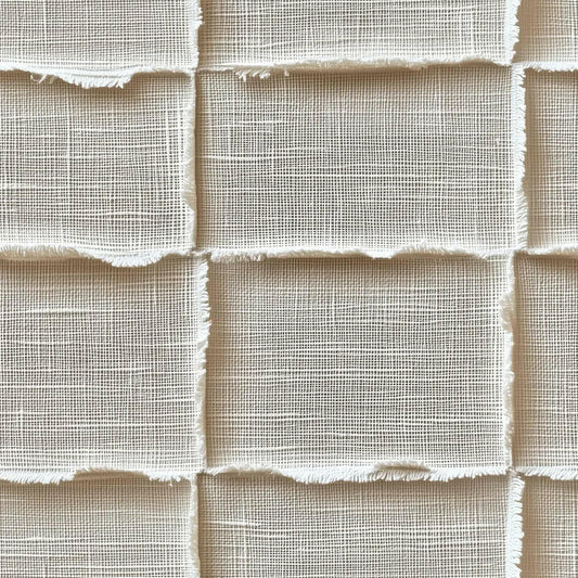 Frayed Linen Patchwork