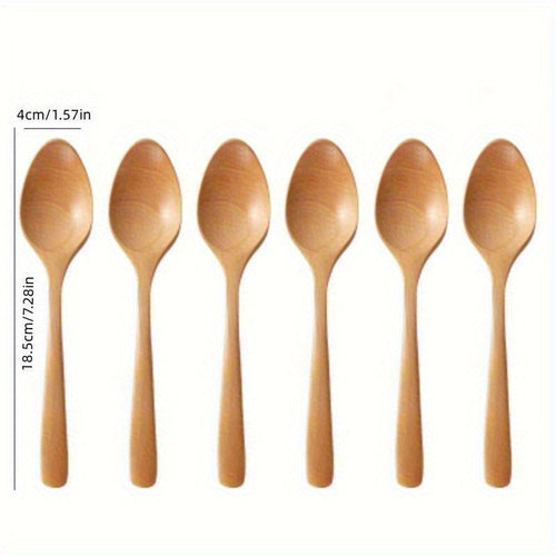 Set of 36 NonStick Wooden Spoons for Cooking