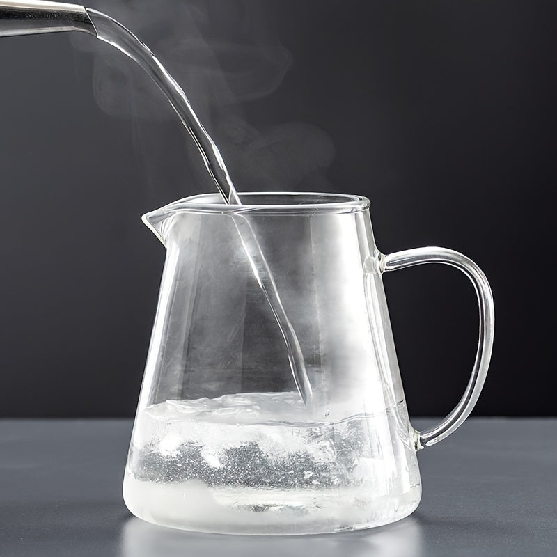 Elegant Floral Glass Teapot with Durable Infuser Dishwasher Safe