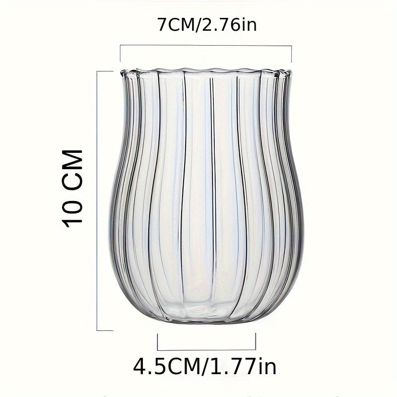 Small Tulip Cup High Boron Wow Glass Simple Latte Cup American Coffee