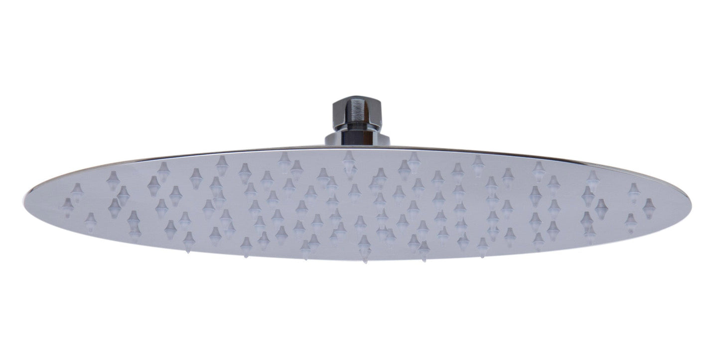 ALFI brand RAIN128 12" Oval Ultra Thin Rain Shower Head