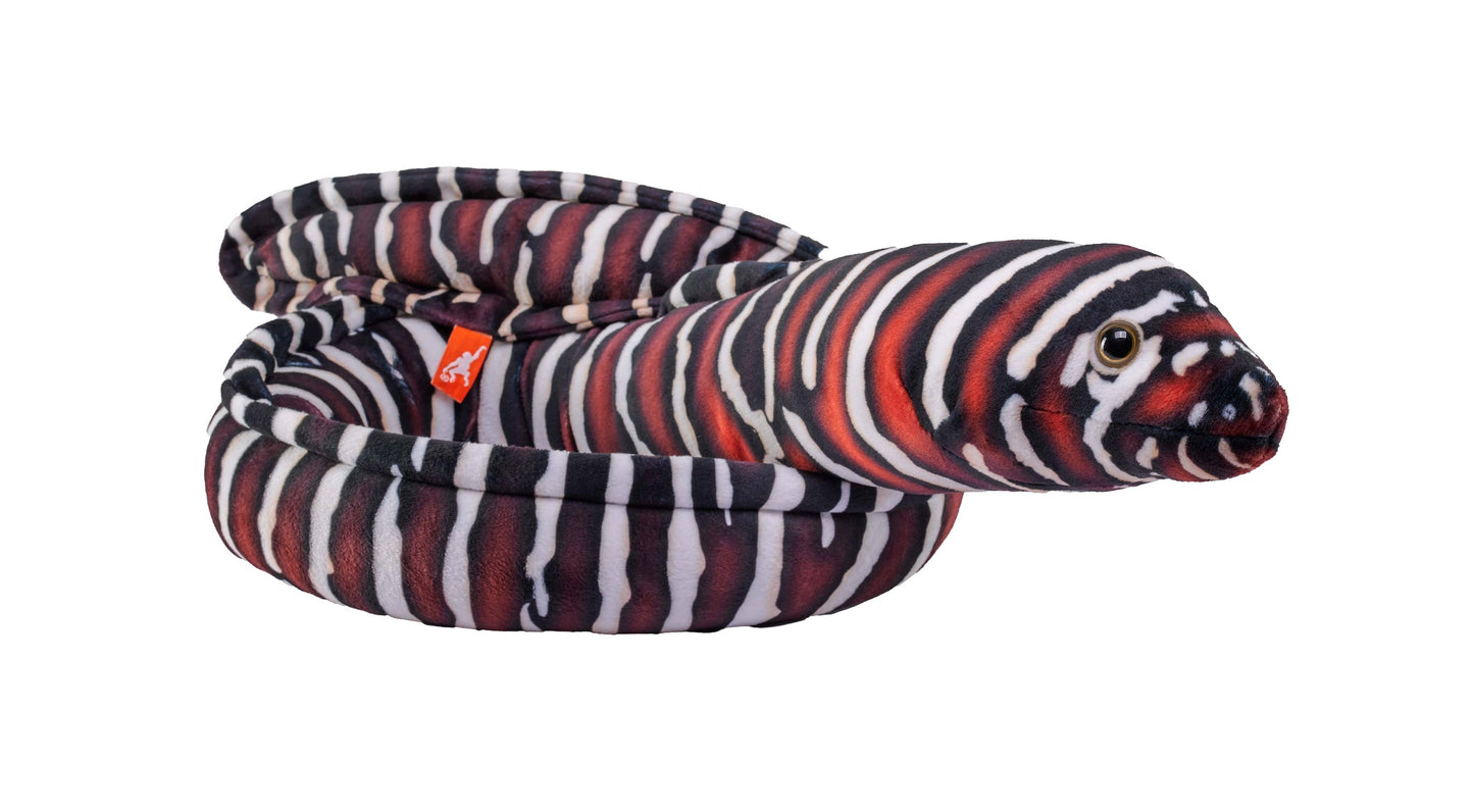 Eel Moray Zebra Stuffed Animal 54"