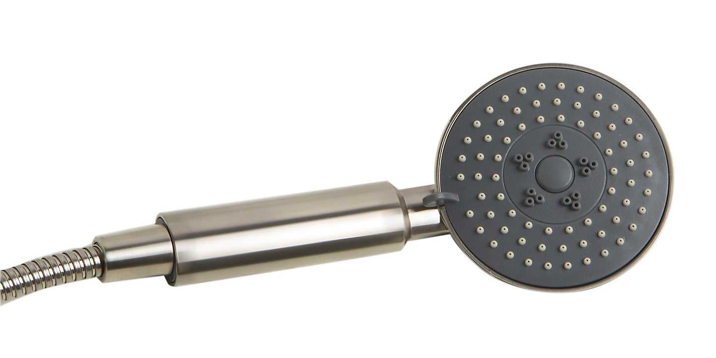 ALFI brand AB2758 Floor Mounted Tub Filler + Mixer /w additional Hand Held Shower Head