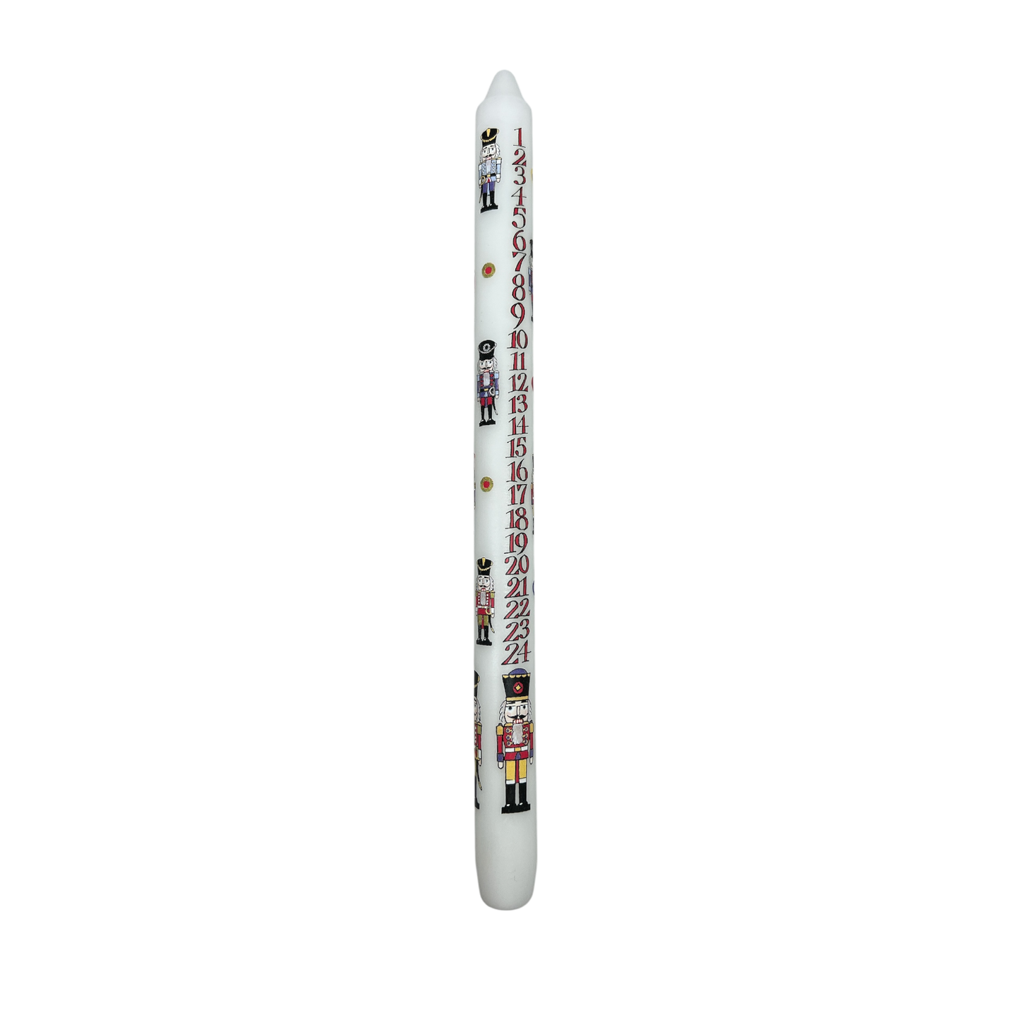 Advent Taper Candle - Nutcracker