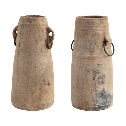 Natural Found Wood Milk Jug
