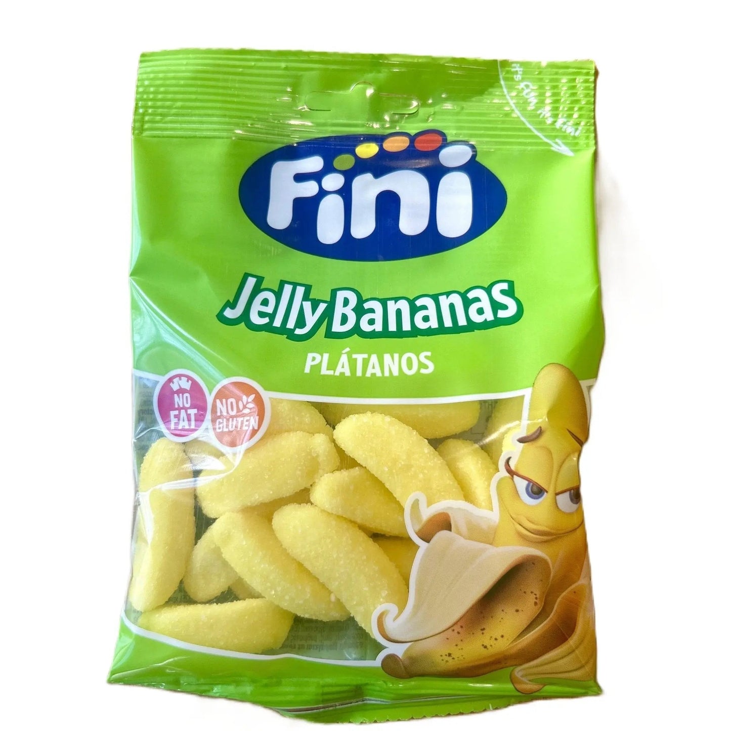 Fini Bananas – Soft Foam Banana-Flavoured Gummies 90g Bag (France)