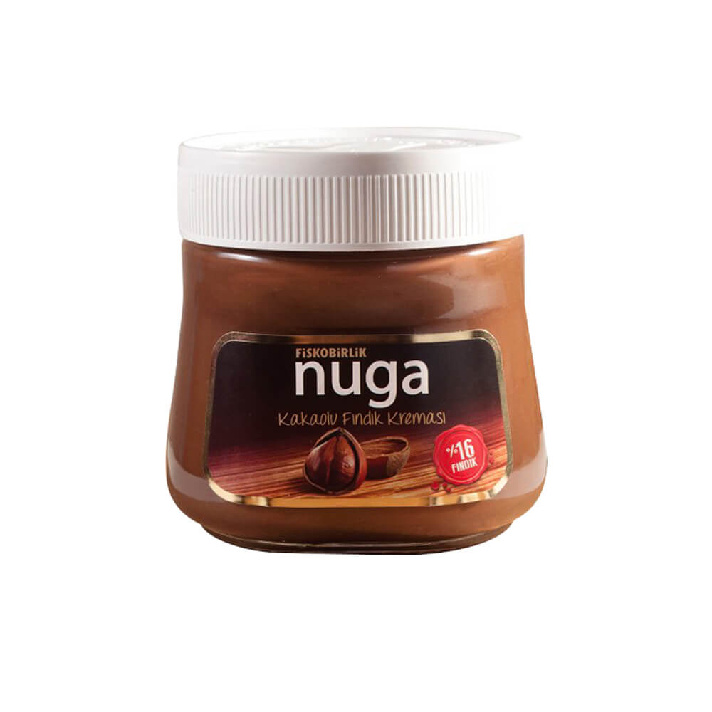 Fiskobirlik Hazelnut Spread 350g - Rich Chocolate Flavor, No Palm or Trans Fats