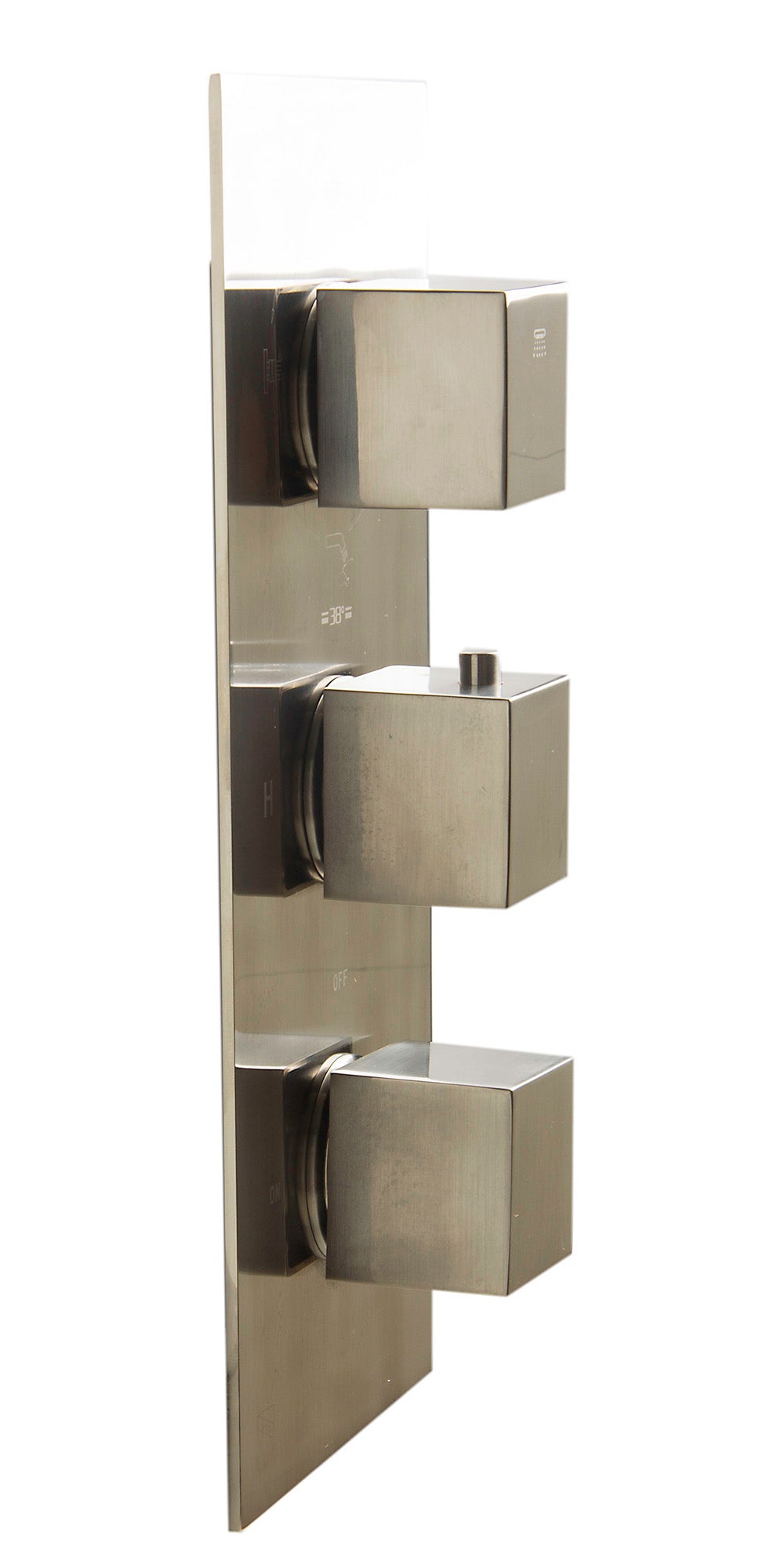 ALFI brand AB2901 Concealed 4-Way Thermostatic Valve Shower Mixer /w Square Knobs