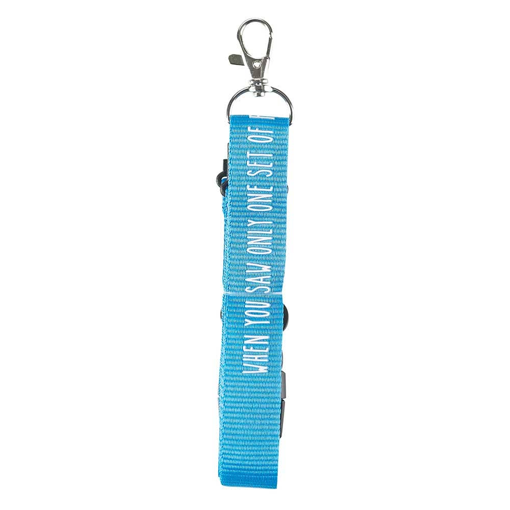 Footprints Lanyard Keychain