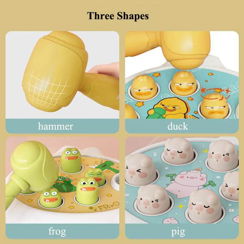 Montessori Animal Hammer Toy for Toddlers Educational Game