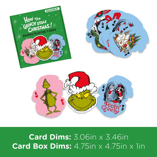 The Grinch Christmas Shaped Playing Cards