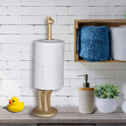 Giraffe Gold Paper Towel Holder, 17"