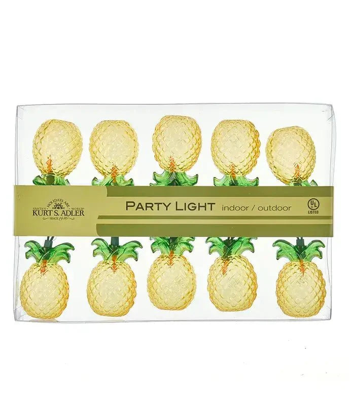 Glass Look Pineapple Light Set
