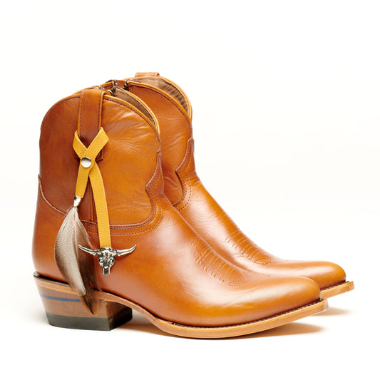 Feathered Boot Charm