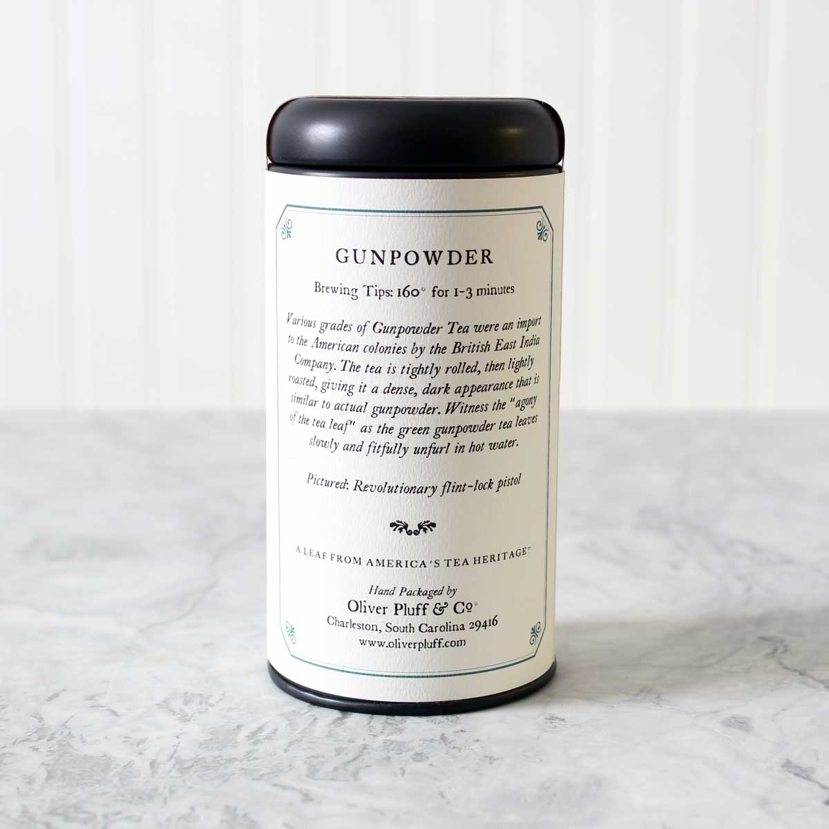 Gunpowder Teabags Tea Tin