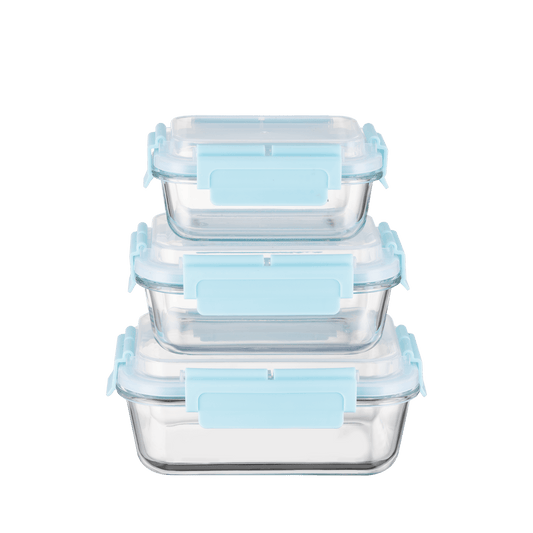 High Top Lid Rectangle Containers