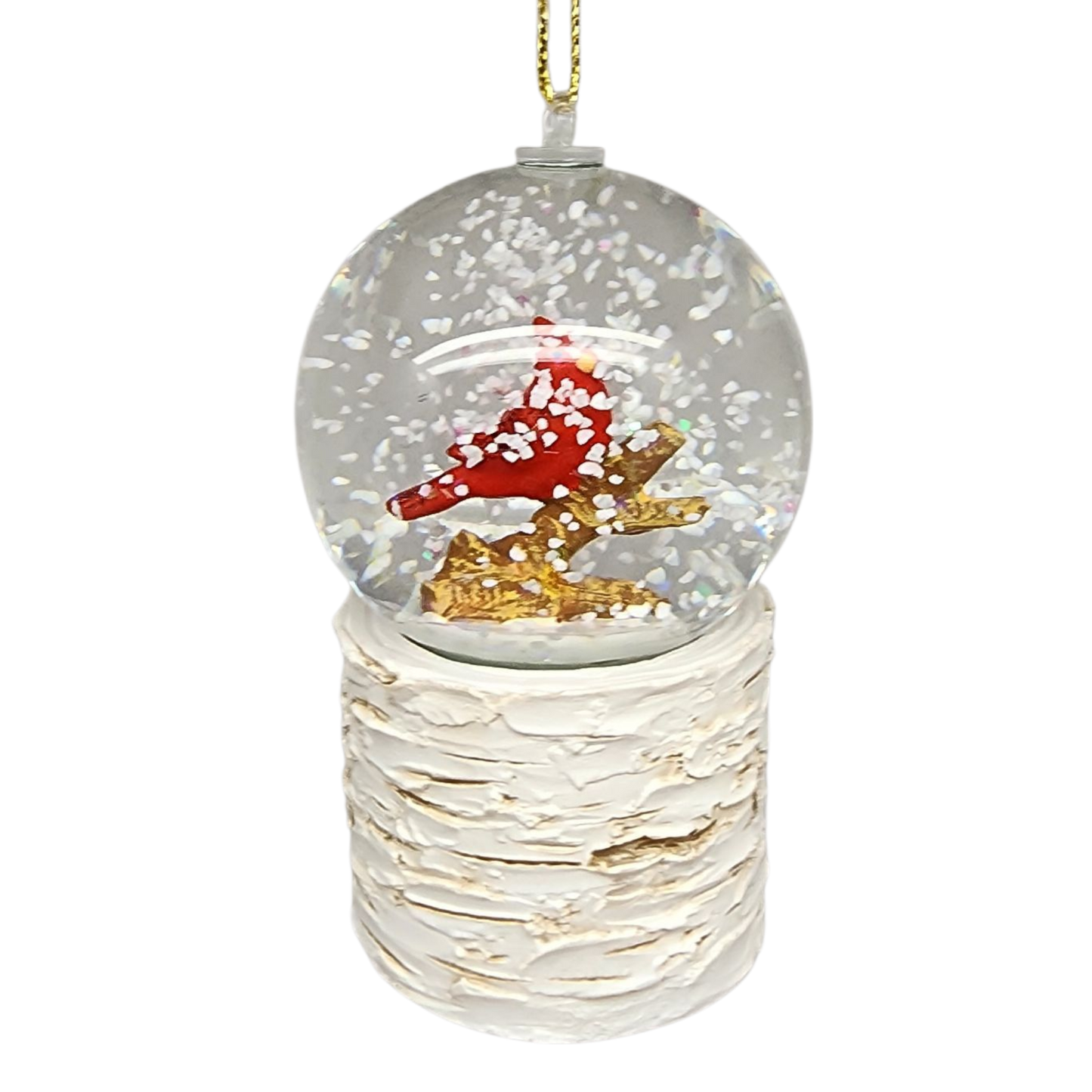 Snowglobe Cardinal Ornament