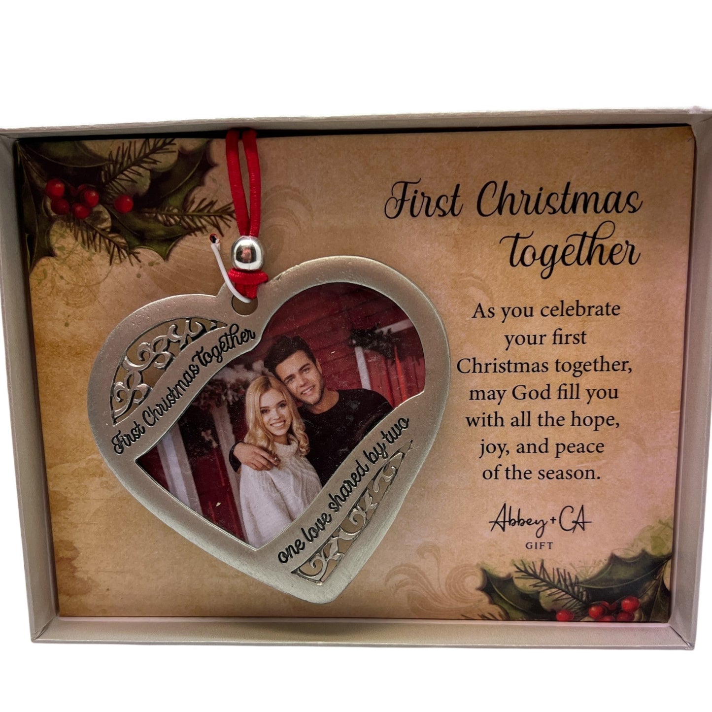 First Christmas Together Photo Frame Ornament