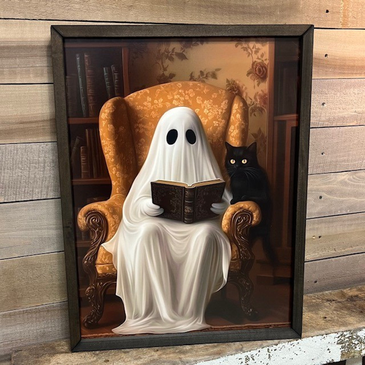 18x24 GHOST TIME STORIES - BOXWOOD FRAME