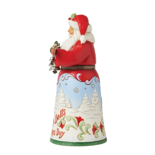 I Heard The Bells On Christmas Day - Santa Figurine