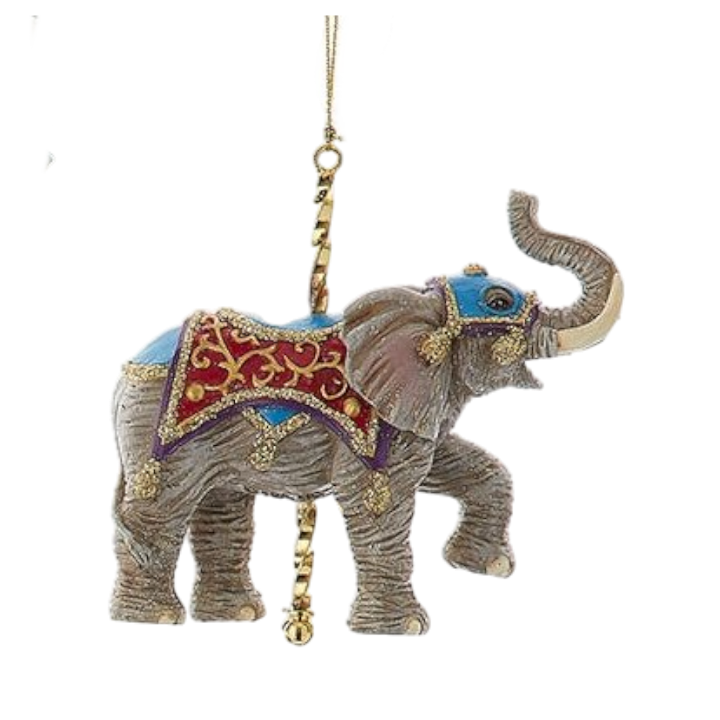 Resin Carousel Ornament - Elephant