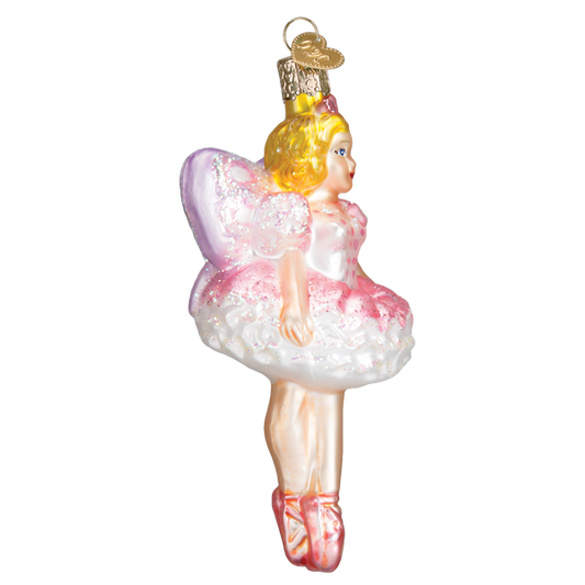 Sugar Plum Fairy Glass Ornament