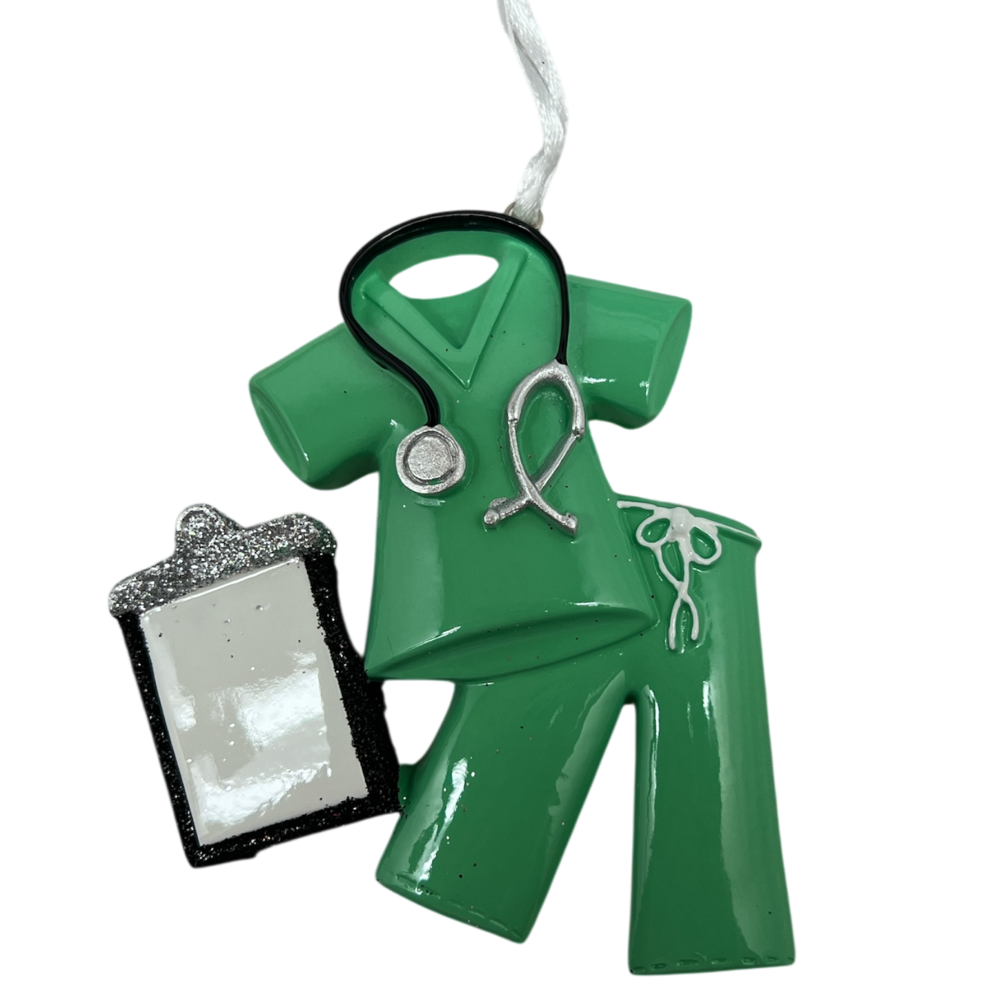 Occupation Scrubs Ornament - Green