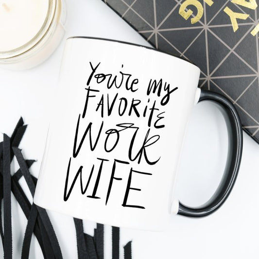Coworker Gift, Coffee Mug, Work Wife Coffee Mug | Coffee Mugs | Kitchen + Metal
