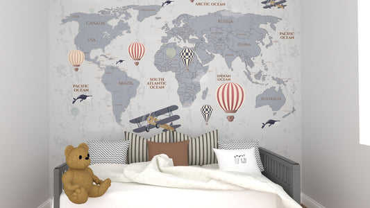 Grey world explorer map | Kitchen + Metal