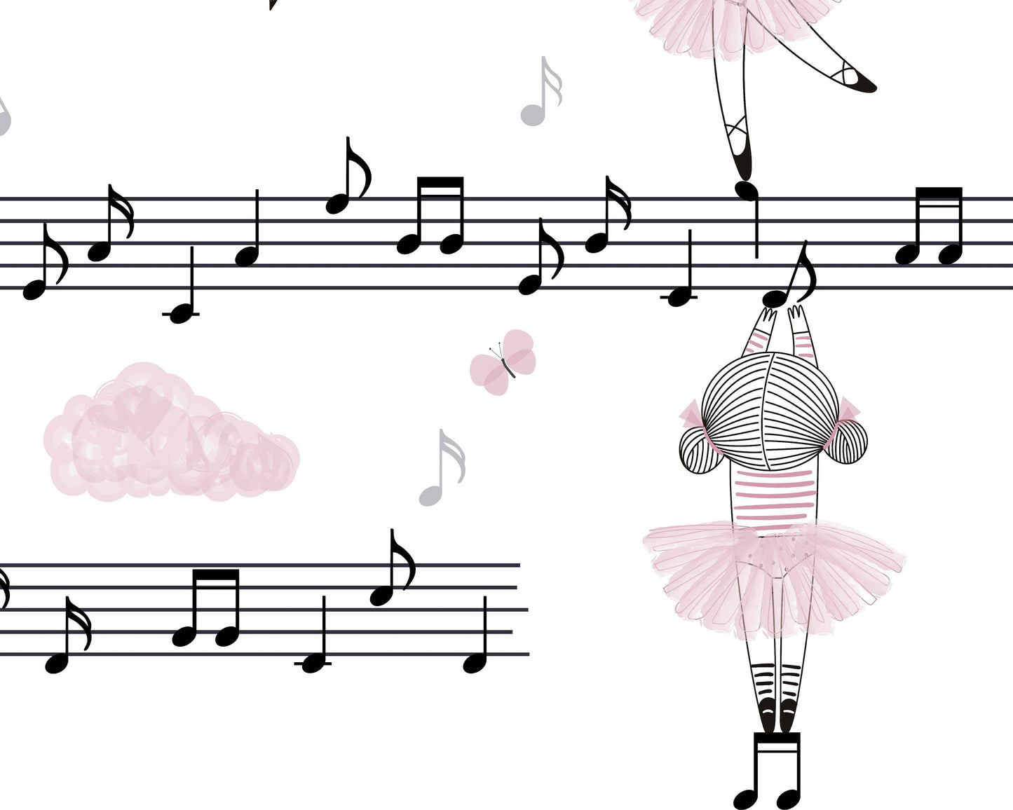 Ballerina wall mural | Kitchen + Metal