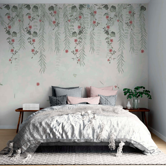 Sage and Pink Foliage | Kitchen + Metal