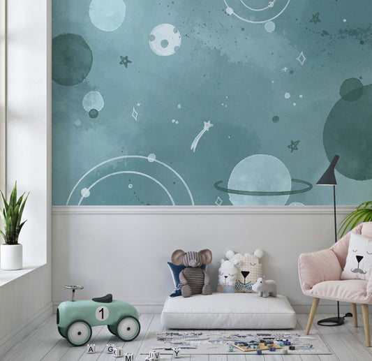Galaxy Wall Mural | Kitchen + Metal