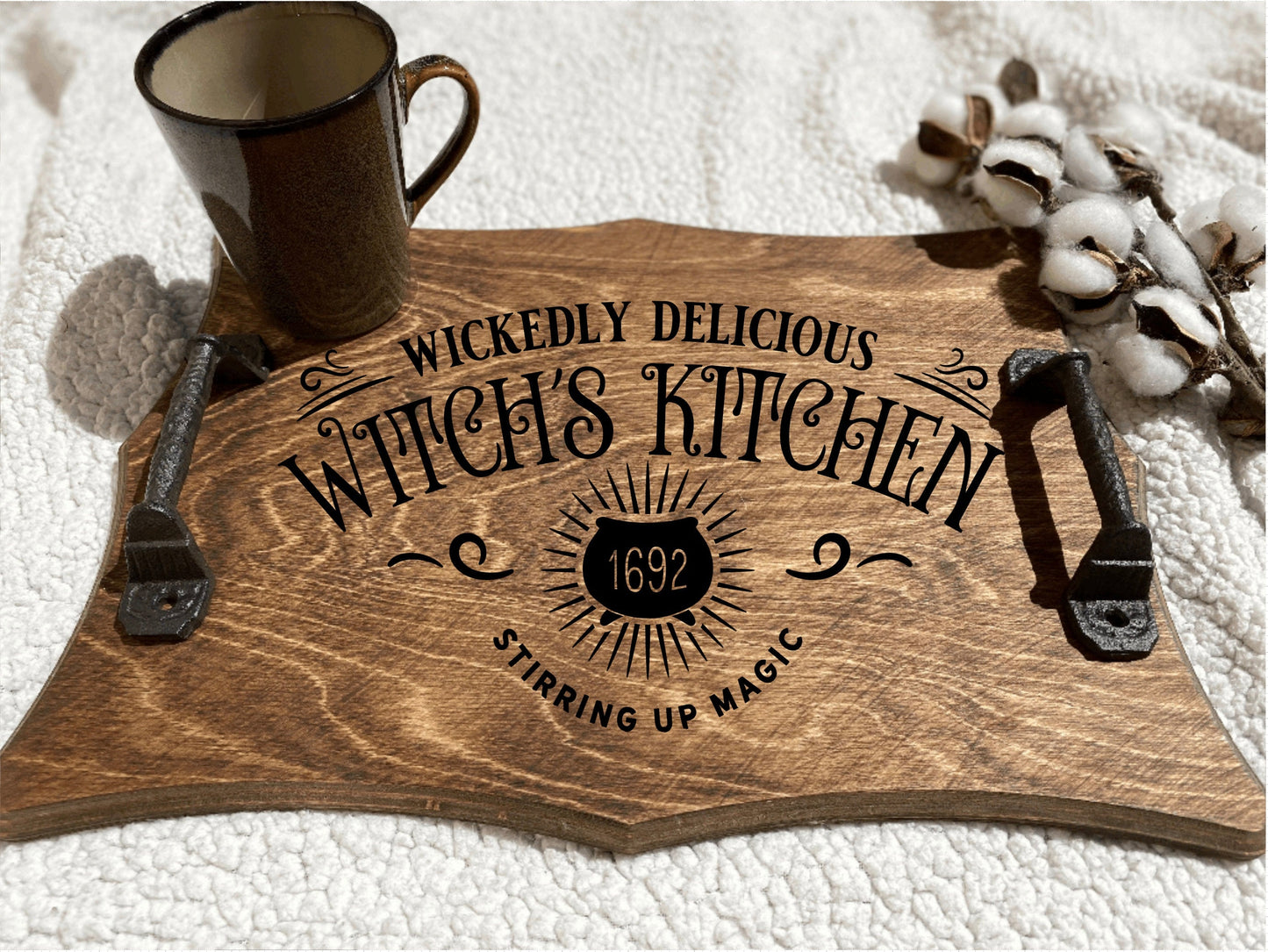 Witches Kitchen Rectangular Serving Tray | Kitchen + Metal