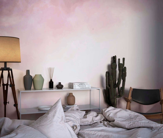 Pink Sky Wallpaper | Kitchen + Metal