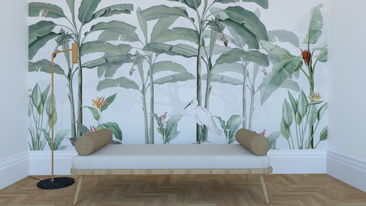 Tropical Jungle Wallpaper | Kitchen + Metal