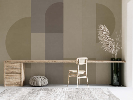 Geometric Wallpaper | Kitchen + Metal