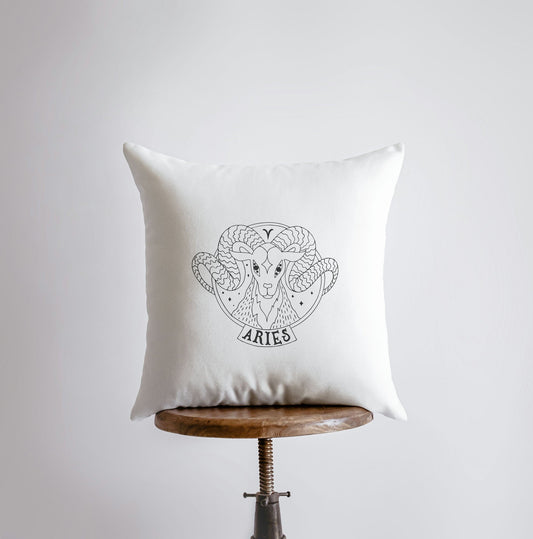Aries | Zodiac | Stars | Astrology | Throw Pillow | Map of the Stars