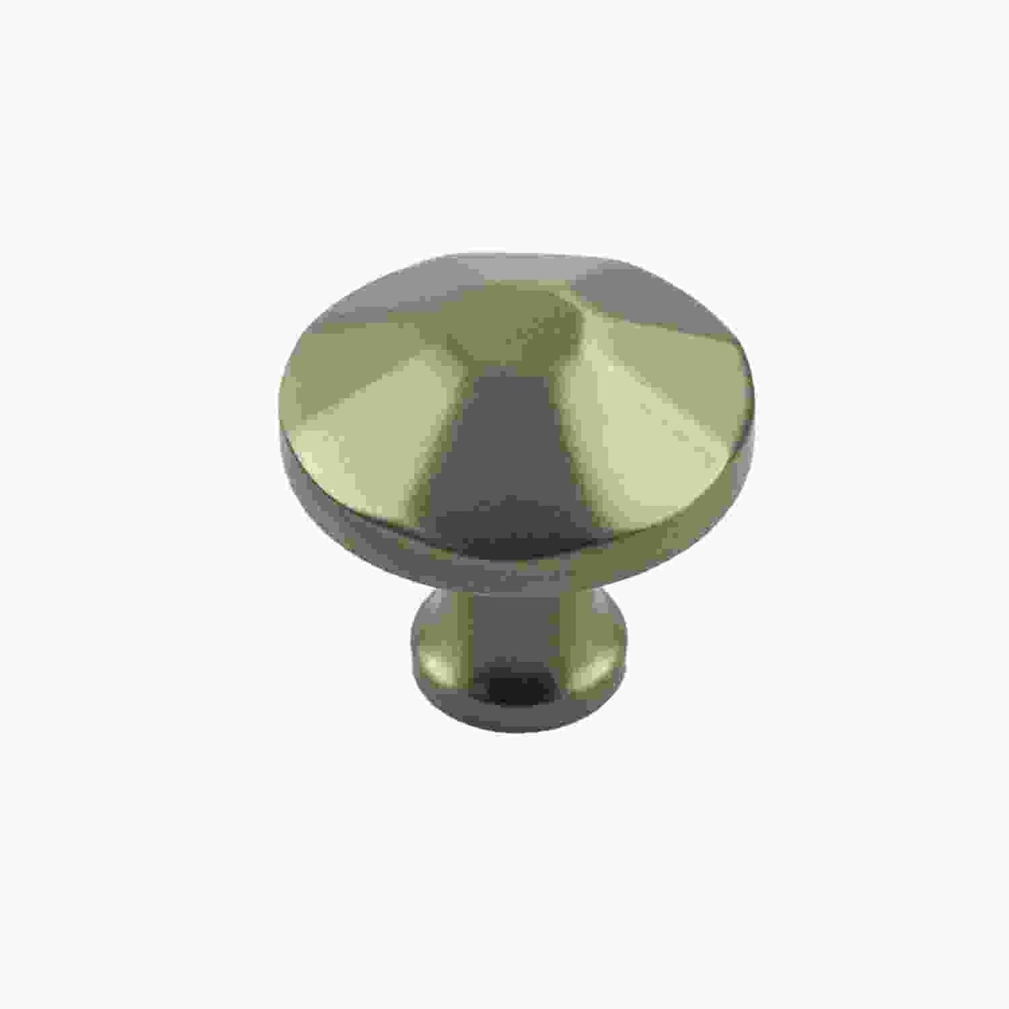 1-3/8 Inch Diameter Facette Round Knob