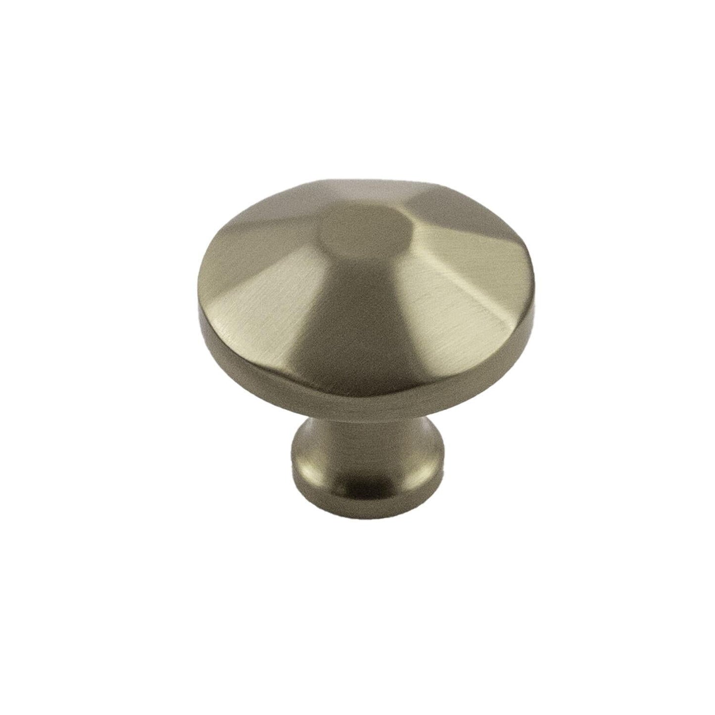 1-3/8 Inch Diameter Facette Round Knob