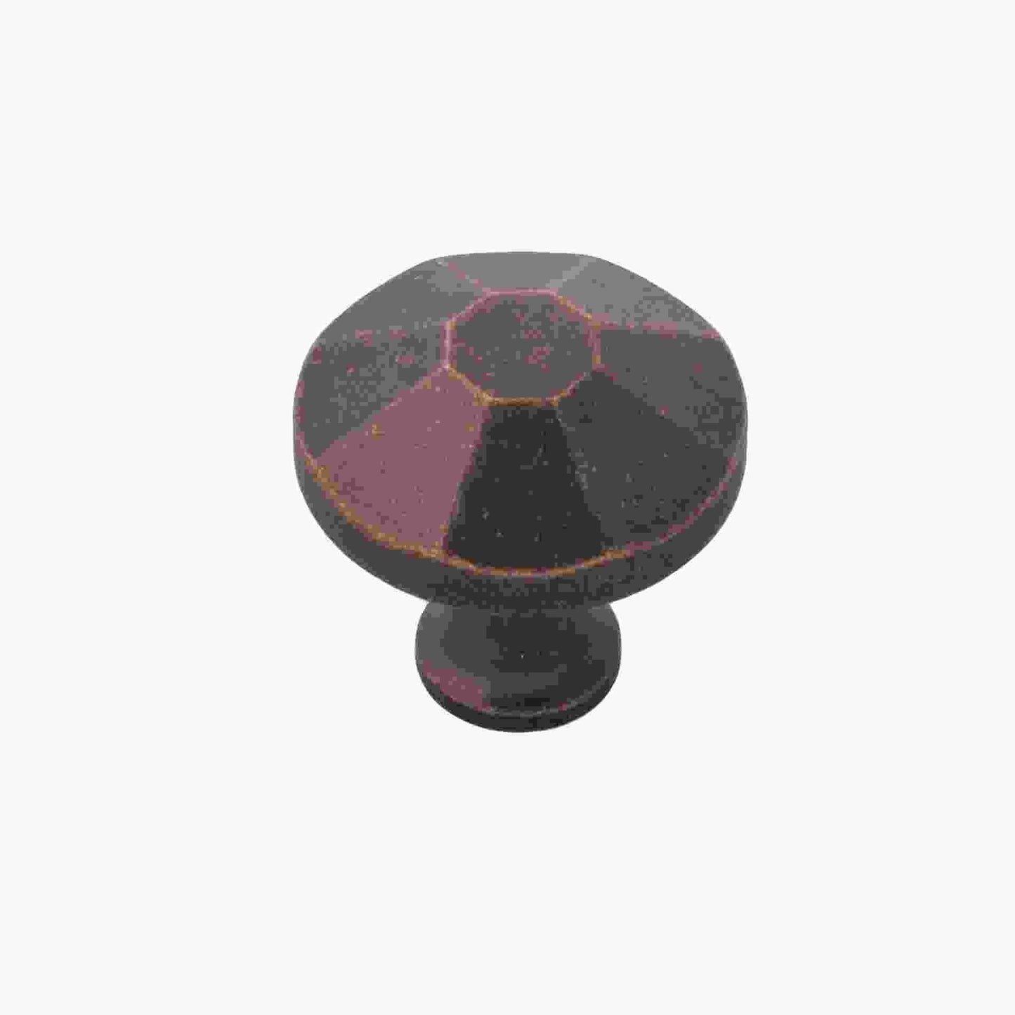 1-3/8 Inch Diameter Facette Round Knob