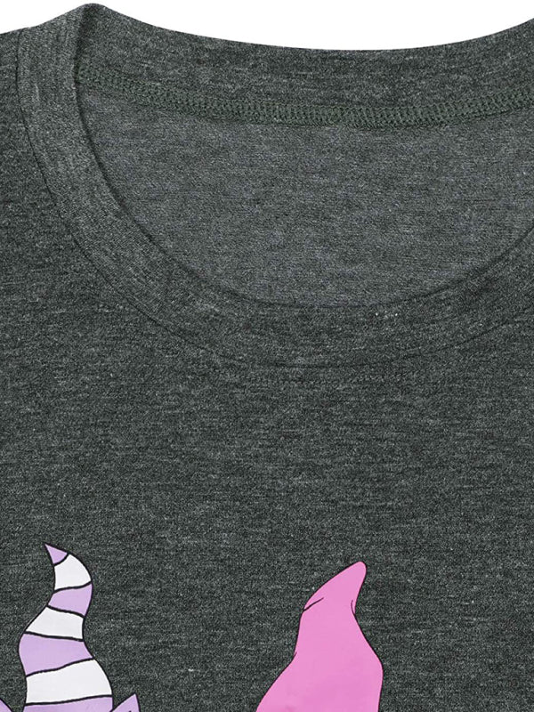 Women's Easter MAMA Bunny Graphic T-Shirt - Funny Holiday Tee