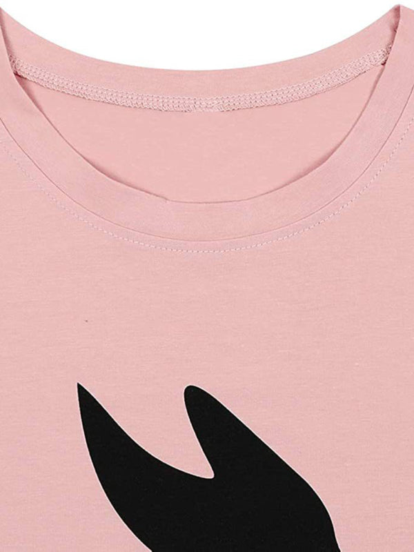 Women's Easter MAMA Bunny Graphic T-Shirt - Funny Holiday Tee