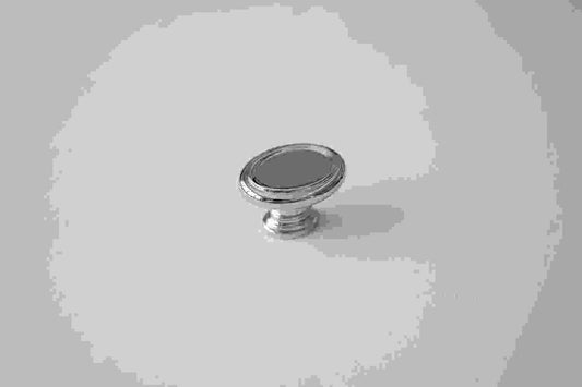 1-1/2 Inch x 1-1/8 Inch Oval Berkshire Oval Knob