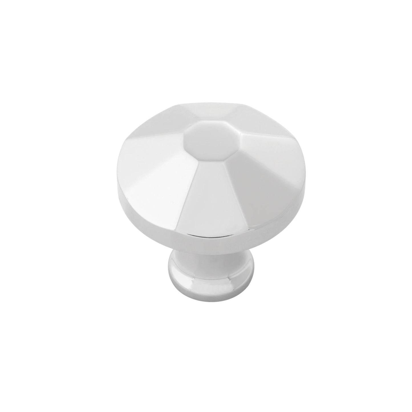 1-3/8 Inch Diameter Facette Round Knob