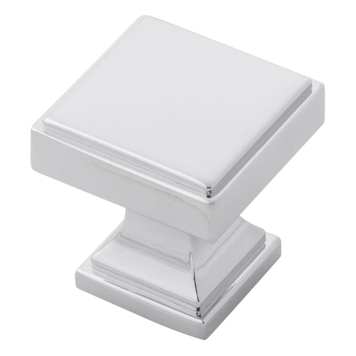 1-1/8 Inch Square Brownstone Square Knob